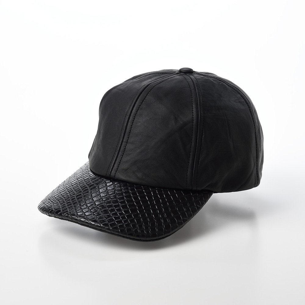 Lambskin Baseball Cap（ラムスキン ベースボールキャップ）C9671 Black