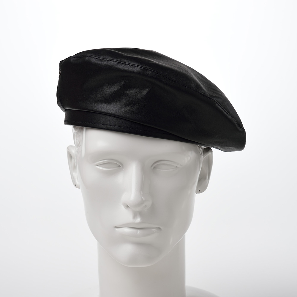 Rebel Leather Beret（リベルレザー ベレー）Black