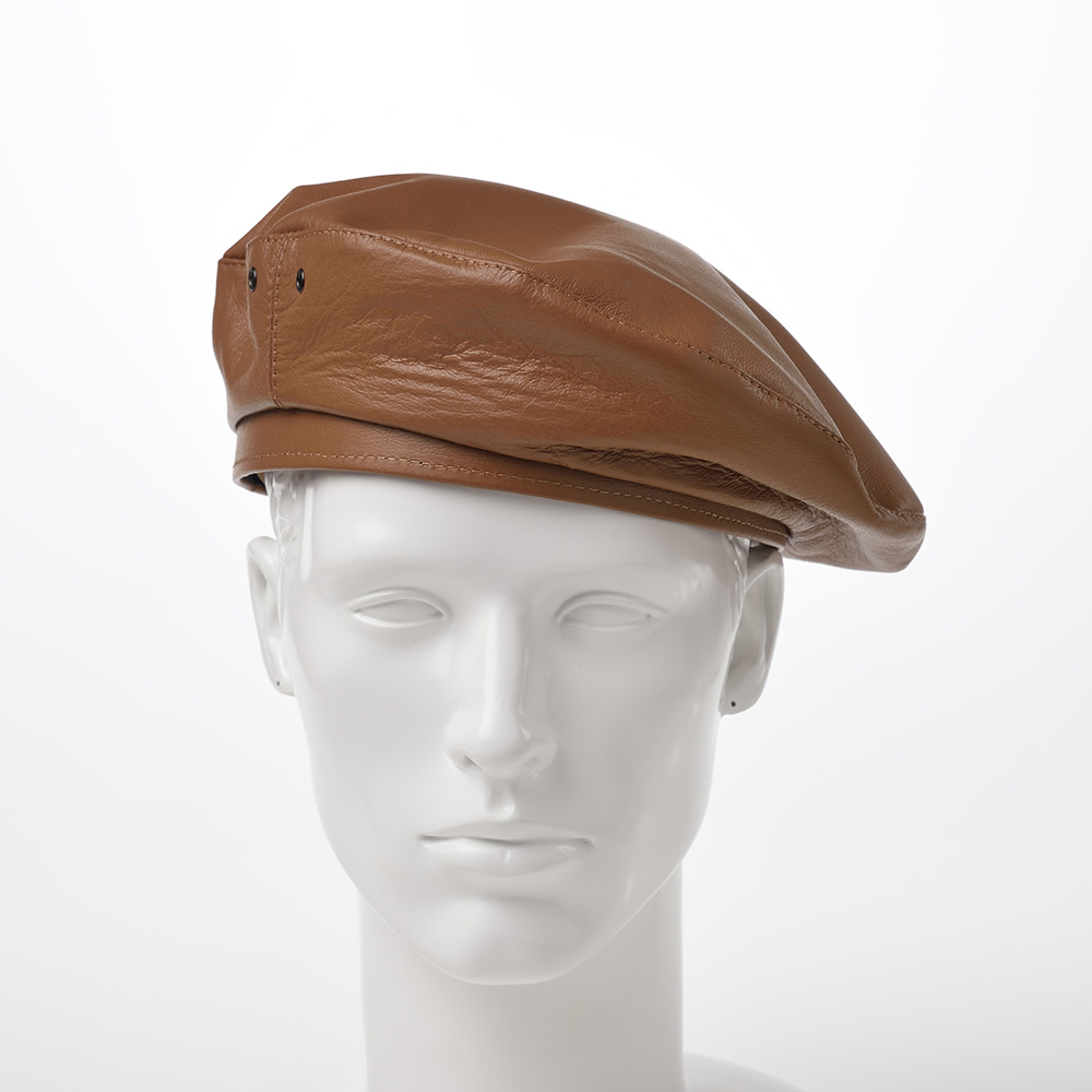 Rebel Leather Beret（リベルレザー ベレー）Cognac